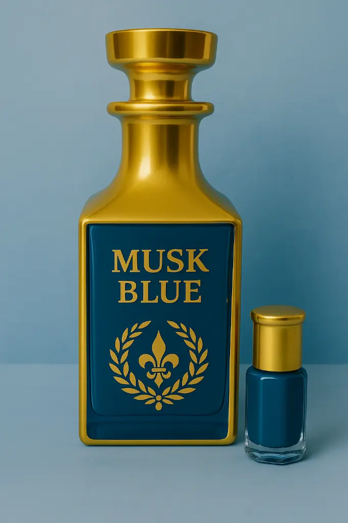 Elegant Blue Perfume Bottles.webp