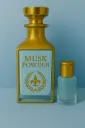 Elegant Perfume Display in Blue.webp