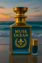 Perfume Bottles at Sunset Beach.webp