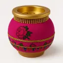 Ornate Incense Burner with Floral Embroidery.webp