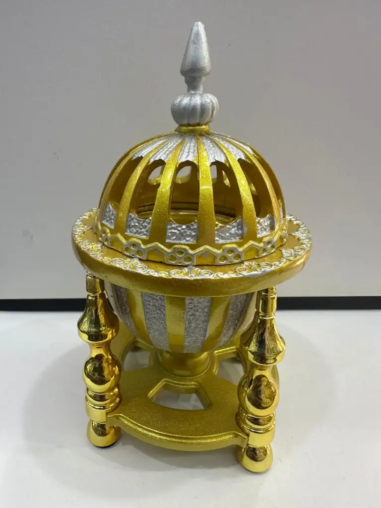 Mini Intense Oud 4 Pillar Dome Style Closed Incense Burner 