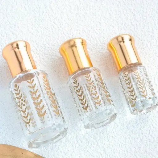 Luxury Glass Perfume Bottles – (3ml, 6ml, 12ml) 12pcs/box
